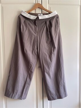 Aritzia Babaton Taupe Bureau Pants